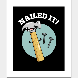 Nailed It Funny Tool Pun Posters and Art